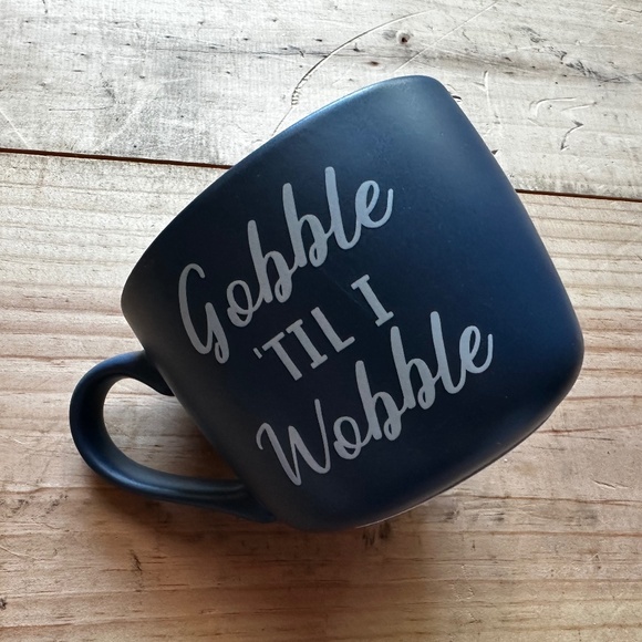 Target Threshold Porcelain Thanksgiving-Themed Mug - Dark Blue - Picture 1 of 2